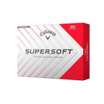 Bolas de golfe Callaway Golf Supersoft 2025 vermelhas