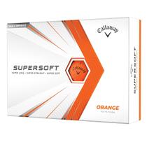 Bolas de Golfe Callaway Supersoft 2021 - Laranja (Pacote com 12)
