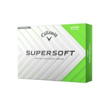 Bolas de golfe Callaway Supersoft 2025 Green