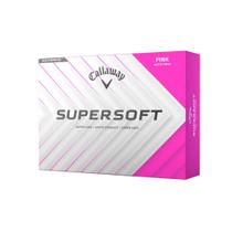 Bolas de golfe Callaway Supersoft 2025 rosa