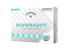 Bolas de golfe Callaway Supersoft 25 Distressed Teal, pacote com 12