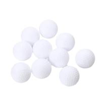 Bolas de Golfe de Prática - 10 Unidades - Branca, Macia e com Voo Realista