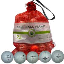 Bolas de Golfe Golf Ball Planet 72 Usadas em Saco de Malha para Treino Bolas de Golfe Golf Ball Planet 72 Usadas em Saco de Malha para Treino