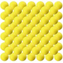 Bolas de golfe Junkin 80 peças de espuma para treino, amarelas, 4,2 cm Bolas de golfe Junkin 80 peças de espuma para treino, amarelas, 4,2 cm