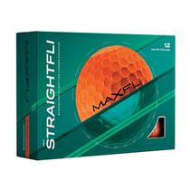 Bolas de Golfe Maxfli StraightFli Matte Laranja Pacote com 12 Bolas de Golfe Maxfli StraightFli Matte Laranja Pacote com 12
