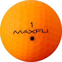 Bolas de golfe Maxfli StraightFli Matte Orange