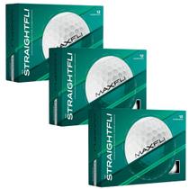 Bolas de Golfe Maxfli StraightFli Pacote com 36 Unidades Baixo Spin Duráveis Bolas de Golfe Maxfli StraightFli Pacote com 36 Unidades Baixo Spin Duráveis