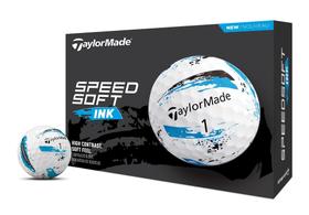 Bolas de golfe TaylorMade SPEEDSOFT Ink Blue 1 dúzia