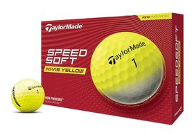 Bolas de golfe TaylorMade SPEEDSOFT Yellow ONE Dozen