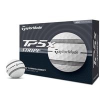 Bolas de golfe TaylorMade TP5X Stripe 2024 1 dúzia