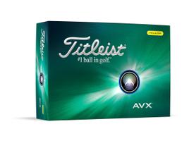 Bolas de golfe Titleist AVX Yellow 1 dúzia