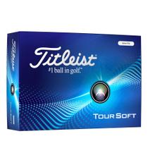 Bolas de golfe Titleist Tour Soft White Uma dúzia