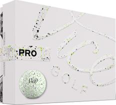 Bolas de golfe VICE Pro Drip versão Lime/Black Drip 3 peças