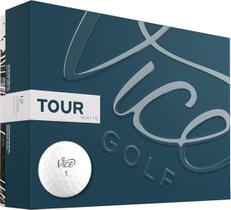 Bolas de golfe VICE Tour White de 3 peças Surlyn