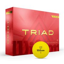 Bolas de golfe WILSON 2025 Triad Yellow 12 Balls
