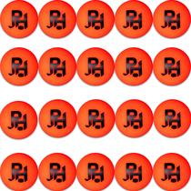 Bolas de hóquei Premier Sports pacote com 20 unidades, laranja, baixo quique Bolas de hóquei Premier Sports pacote com 20 unidades, laranja, baixo quique