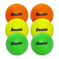 Bolas de lacrosse Franklin Sports Soft Rubber Kids, pacote com 6 Bolas de lacrosse Franklin Sports Soft Rubber Kids, pacote com 6