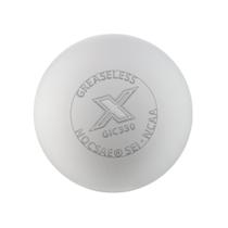 Bolas de lacrosse PEARL X Greaseless, pacote com 10, brancas NCAA