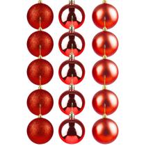 Bolas De Natal 04cm 12 Unidades Fosco Lisa E Brilhante Enfeite De Natalino Decoração Para Arvores