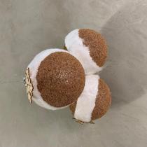 Bolas De Natal Em Pelúcia E Cortiça Tok Da Casa - Cx