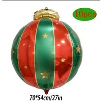 Bolas de Natal Infláveis Gigantes - 10 Unidades de 27 Polegadas - Decoração de Festa Bolas de Natal Infláveis Gigantes - 10 Unidades de 27 Polegadas - Decoração de Festa