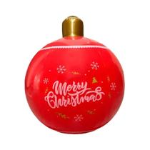 Bolas De Natal Infláveis Gigantes De 60cm, Iluminadas, De PVC, Decorações Para Árvore De Natal, Para