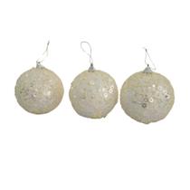 BOLAS DE NATAL KIT COM 3 unid BOLAS DE NATAL KIT COM 3 unid