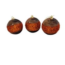 Bolas De Natal Kit Com 3 Unid. Kit 3 Pçs. Bolas De Natal Kit Com 3 Unid. Kit 3 Pçs.