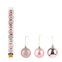 Bolas de Natal Mista Rose Ø5cm c/10 Unidades