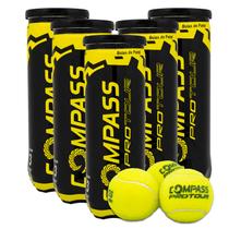 Bolas de Padel Compass ProTour - Pack com 5 Tubos Bolas de Padel Compass ProTour - Pack com 5 Tubos