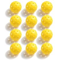 Bolas de Pickleball Geekman Premium - Pacote com 12 (40 Furos, 74mm, 26g)