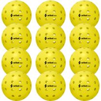 Bolas de pickleball Srikel Pro para exterior com 48 furos, aprovadas pela USAPA