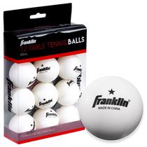 Bolas de Pingue-Pongue Franklin Sports - Tamanho Oficial 40mm (Pacote com 12)