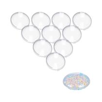 Bolas De Plástico Transparentes E Claras 10pcs 8/9cm Caixa De Doces Decorativa Para Casa Casamento