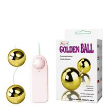 Bolas de Pompoar com Vibração Multivelocidade GOLDEN BALL Baile