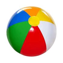 Bolas De Praia Infláveis Arco-Íris De 12 E 16 Polegadas, Brinquedos Duráveis Para Piscina Para