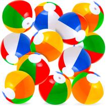 Bolas de praia infláveis ArtCreativity Rainbow 20 cm, pacote com 12