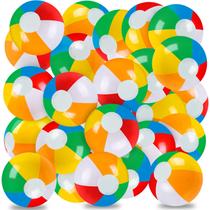 Bolas de praia infláveis Vellibring, pacote com 24, 30 cm, Rainbow Kids