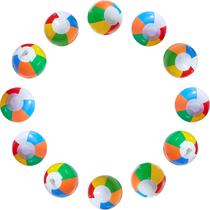 Bolas de Praia Mini Jishi para Recreação Pacote com 12 Unidades 20 cm
