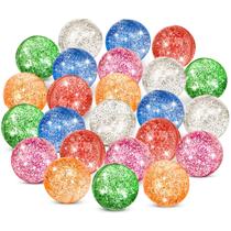 Bolas de Pular Hxezoc com Glitter (32mm) - Pacote com 24 Unidades (6 Cores) Bolas de Pular Hxezoc com Glitter (32mm) - Pacote com 24 Unidades (6 Cores)