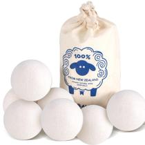 Bolas de Secadora de Lã Gnvop 6 Unidades 6 cm Amaciante Natural Bolas de Secadora de Lã Gnvop 6 Unidades 6 cm Amaciante Natural
