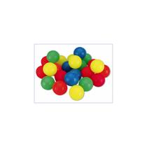 Bolas de Sinuca de Plástico (100 Unidades) - 5,5cm - Cores Variadas