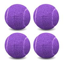 Bolas de Tênis ANCKNE 4 Unidades Roxas Pré-Cortadas para Andadores Bolas de Tênis ANCKNE 4 Unidades Roxas Pré-Cortadas para Andadores