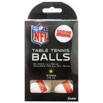 Bolas de tênis de mesa Franklin Sports Cleveland Browns NFL Bolas de tênis de mesa Franklin Sports Cleveland Browns NFL