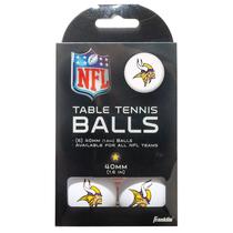 Bolas de tênis de mesa Franklin Sports Minnesota Vikings NFL Bolas de tênis de mesa Franklin Sports Minnesota Vikings NFL