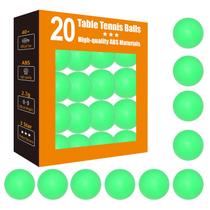 Bolas de tênis de mesa meizhouer 3 estrelas 40mm verdes pacote 20