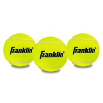 Bolas de tênis Franklin Sports Practice, tamanho oficial, pacote com 3