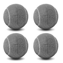 Bolas de Tênis para Andador ANCKNE 4PCS Cinza Pré-cortadas Bolas de Tênis para Andador ANCKNE 4PCS Cinza Pré-cortadas
