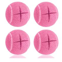 Bolas de tênis para caminhantes Mloowa Precut, 4 peças, rosa