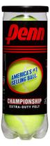Bolas de tênis Penn Championship Extra Duty Felt 6 latas 18 bolas